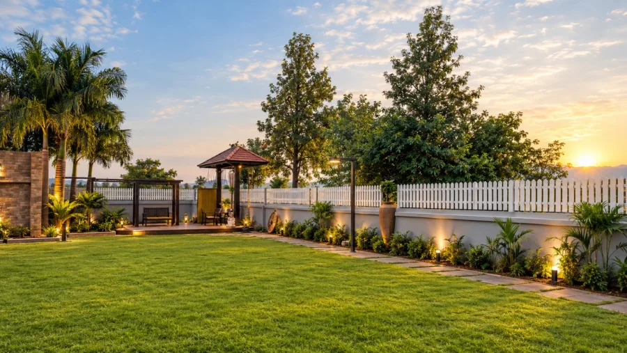 Gazebo at sunset